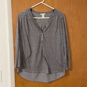 💕 3/$25 Floral 3/4 Sleeve Top